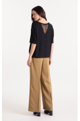 Calça Lilla Patte D`eph Buttons Ocre